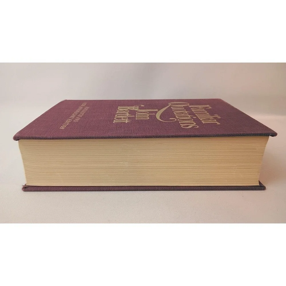Familiar Quotations by John Bartlett (Hardcover 1980) 125th Anniversary Edition